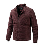 Casaco Overshirt Soft-Blend - Xadrez Diamante e Frente com Botão