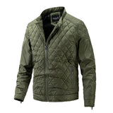 Casaco Overshirt Soft-Blend - Xadrez Diamante e Frente com Botão