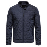 Casaco Overshirt Soft-Blend - Xadrez Diamante e Frente com Botão