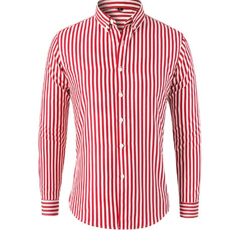 Camisa Overshirt Soft Blend - Riscas Verticais e Cobertura Leve