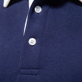 Sweatshirt Polo Soft-Blend - Gola Contrastante & Ajuste Flexível