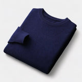 João | Mixed Knit Round Neck Jumper with Medium Warmth