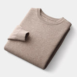 João | Mixed Knit Round Neck Jumper with Medium Warmth