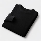 João | Mixed Knit Round Neck Jumper with Medium Warmth
