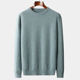 João | Mixed Knit Round Neck Jumper with Medium Warmth