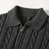 Afonso | Pullover Malha Ajustável Zíper Ventilação