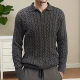 Afonso | Pullover Malha Ajustável Zíper Ventilação