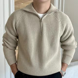 Maximiliano | Pullover de Malha Zíper Confortavelmente