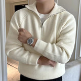 Maximiliano | Pullover de Malha Zíper Confortavelmente