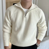 Maximiliano | Pullover de Malha Zíper Confortavelmente