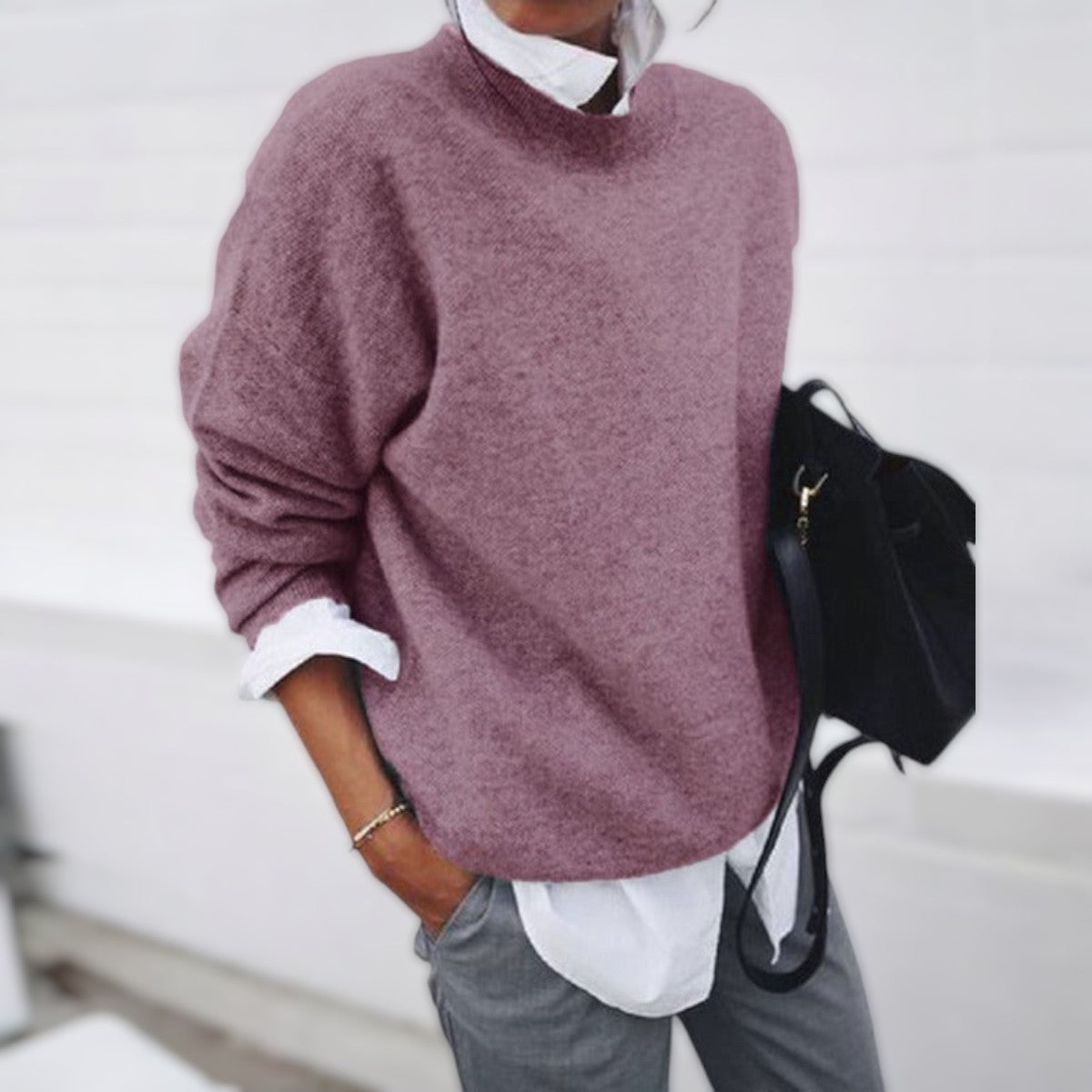 Iolanda | Pullover de Cashmere Macio e Confortável