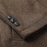 Trench Coat - Mistura de Fibra Cardada, Forma Slim e Resistência ao Vento
