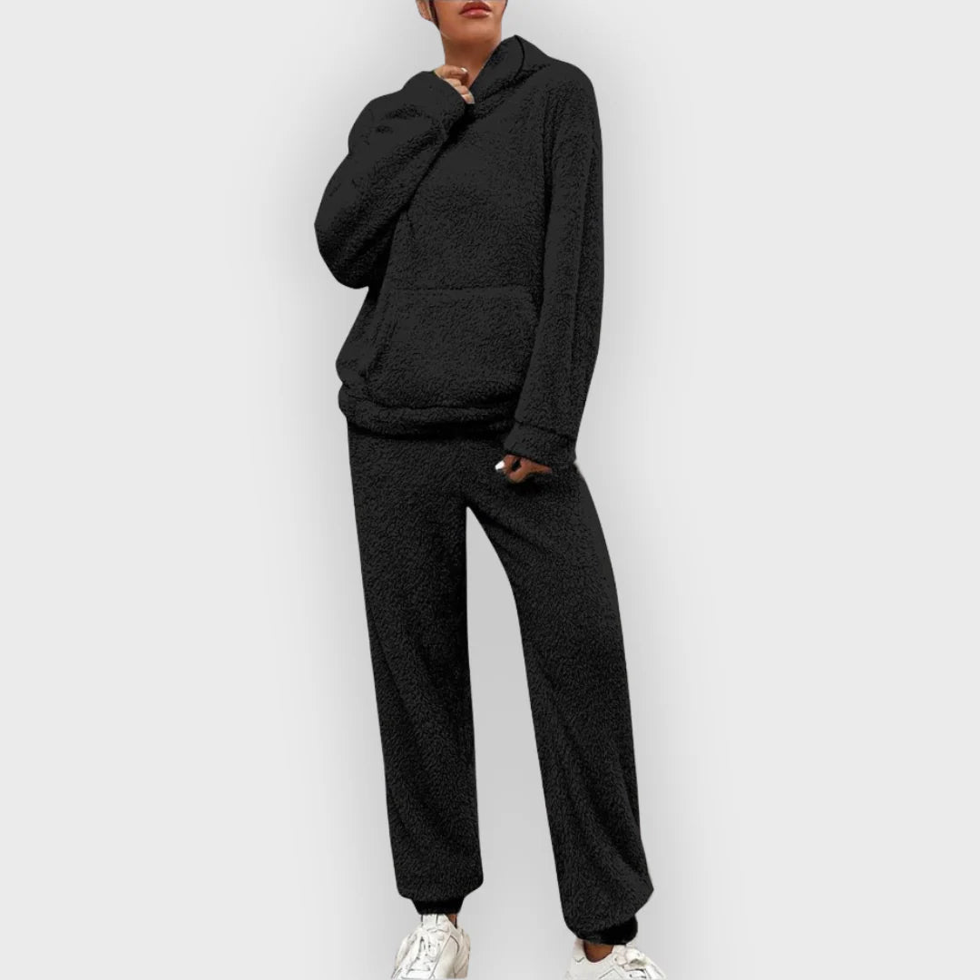Helena | Conjunto de Pijama em Pelo Macio Ultra-Confortável