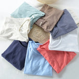 T-Shirt de Decote em V – Mistura Leve e Ajuste Respirável