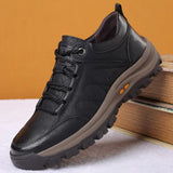 Matt - Sapatos masculinos casuais de couro costurados à mão