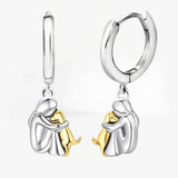 Amor Animal | Elegância e amizade canina – Brincos (fecho redondo)